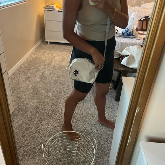 Chococat Sanrio Cream and Black Crossbody Bag - Picture 7 of 7